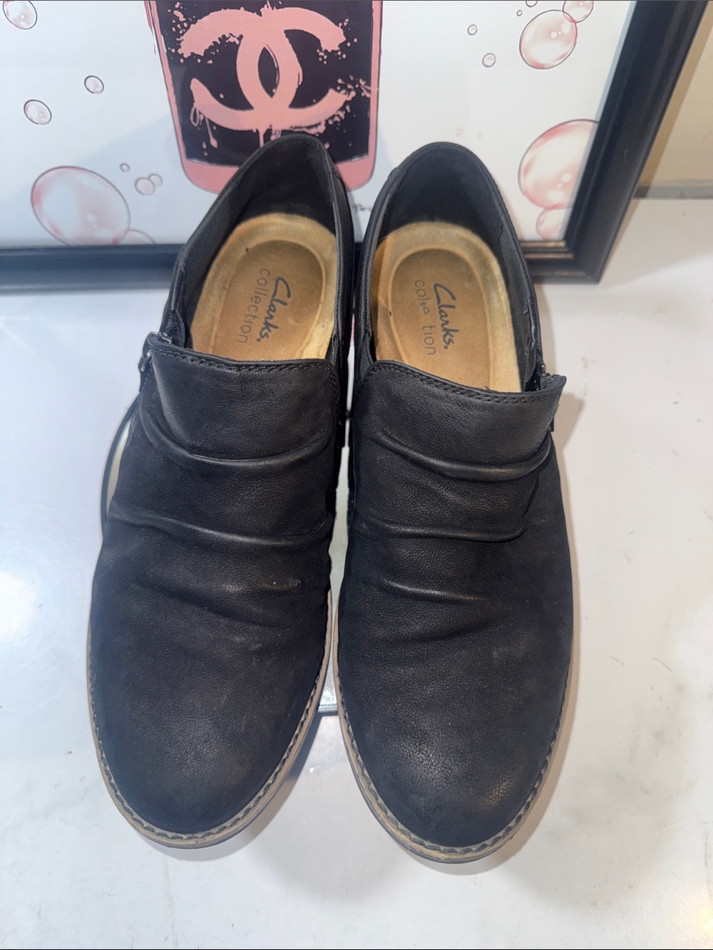 Clarks Camzin Pace Women’s Nubuck Shooties - Size 9.5M